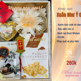 Khay quà Xuân Như Ý 03