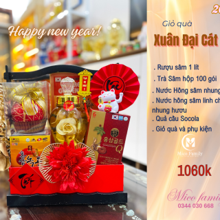 Giỏ quà Xuân Đại Cát 06