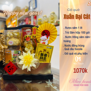 Giỏ quà Xuân Đại Cát 07