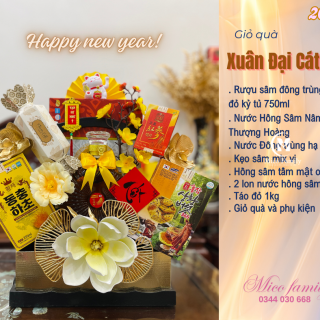 Giỏ quà XUÂN ĐẠI CÁT 02