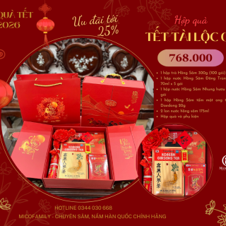 Hộp quà Tết Tài Lộc 08