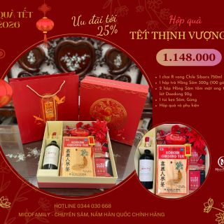 Hộp quà Tết Thịnh Vượng 01