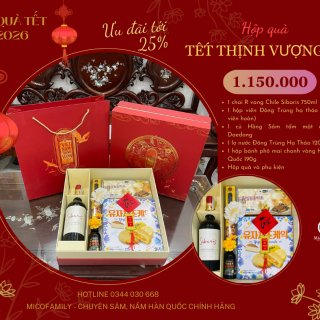 Hộp quà Tết Thịnh Vượng 05