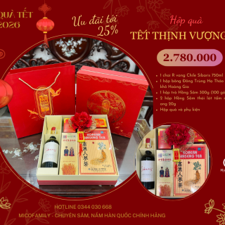 Hộp quà Tết Thịnh Vượng 06