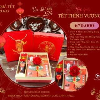 Hộp quà Tết Thịnh Vượng 09