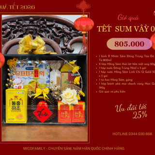 Giỏ quà Tết Sum Vầy 03